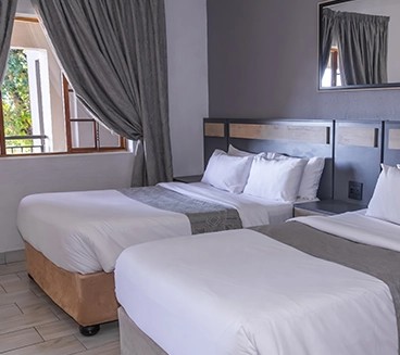 Lodge accommodation surrounded by nature