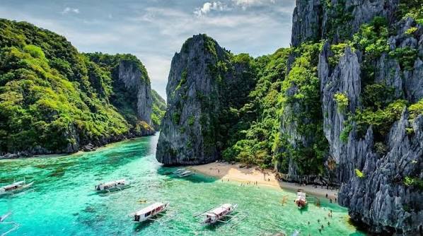 Scenic African travel destination
